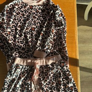 Woman’s Leopard Print Soft Short PJ